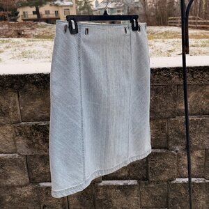 Vintage Denim Midi Skirt